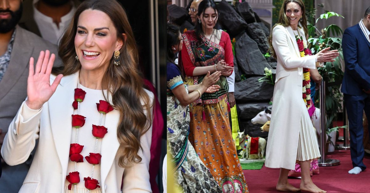 Prenses Kate Middleton, Tapınak Ziyaretinde Barefoot Dans Gösterdi