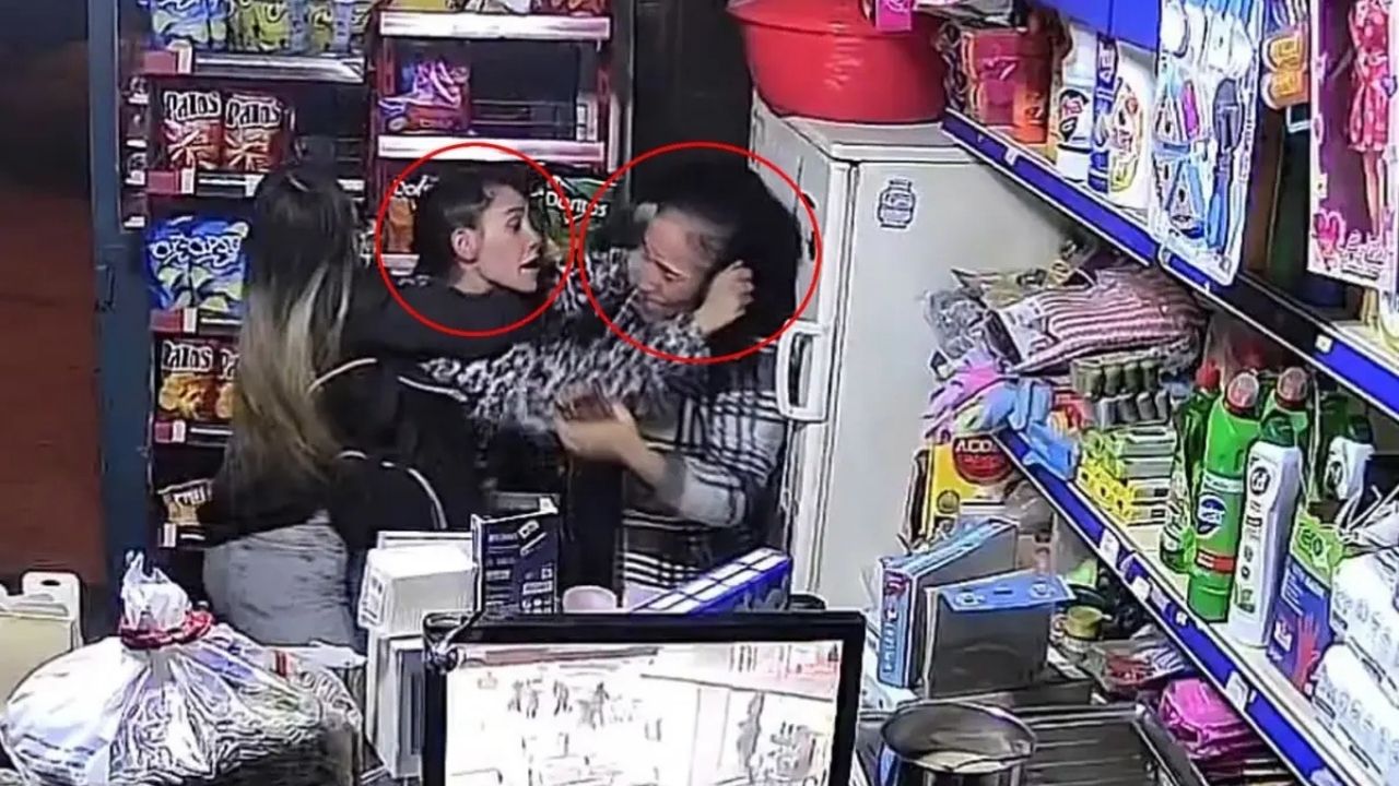 Markette gelin–kaynana kavgası: Yaşananlar kameraya yansıdı