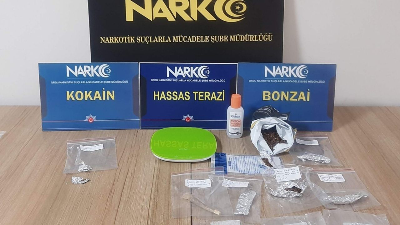 Ordu’da Uyuşturucu Operasyonu: 5 Şüpheli Tutuklandı