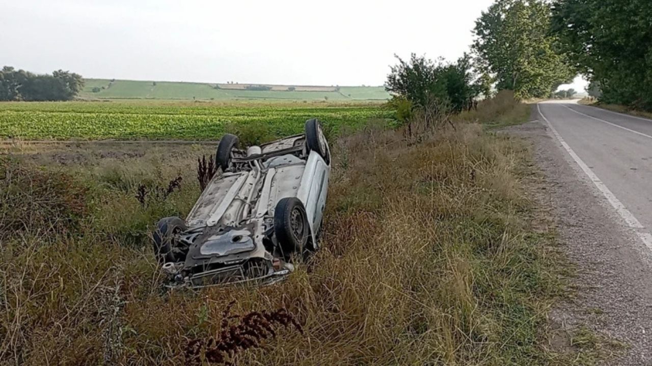 Tokat’ta Otomobil Takla Attı: Yaralı Sürücü Hastaneye Kaldırıldı