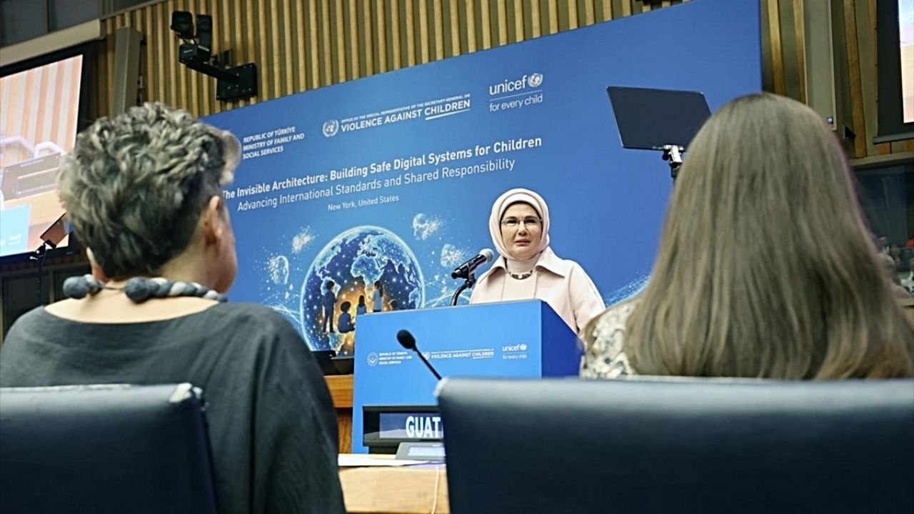 Emine Erdoğan’dan BM’de Çocuklar İçin Dijital Güvenlik Çağrısı