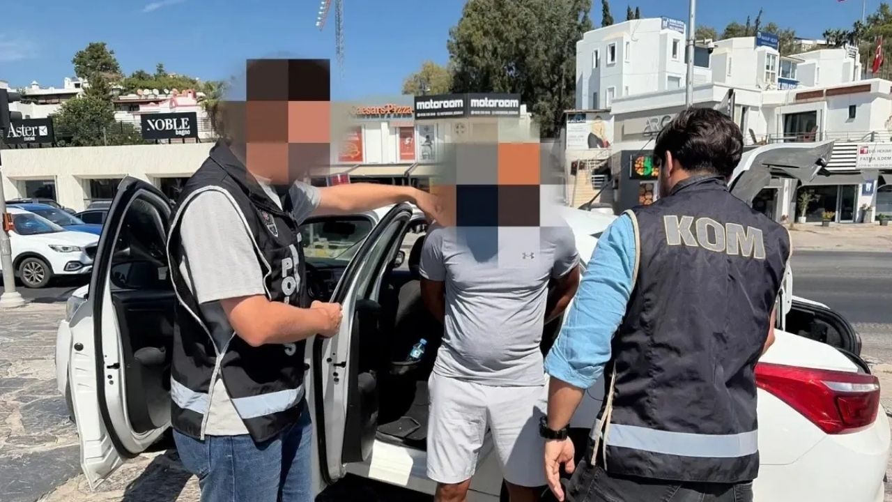 Kırmızı Bültenle Aranan Şüpheli Bodrum’da Yakalandı