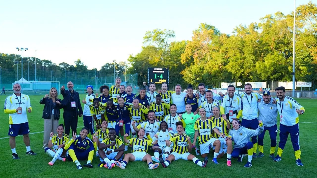 Fenerbahçe Kadın Futbol Takımı Avrupa’da Farklı Kazandı