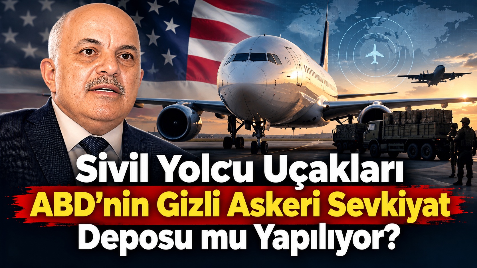 Sivil Yolcu Uçakları ABD’nin Gizli Askeri Sevkiyat Deposu mu Yapılıyor?