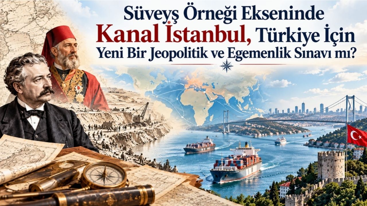 Süveyş  Örneği Ekseninde Kanal İstanbul, Türkiye İçin Yeni Bir Jeopolitik ve Egemenlik Sınavı mı?"