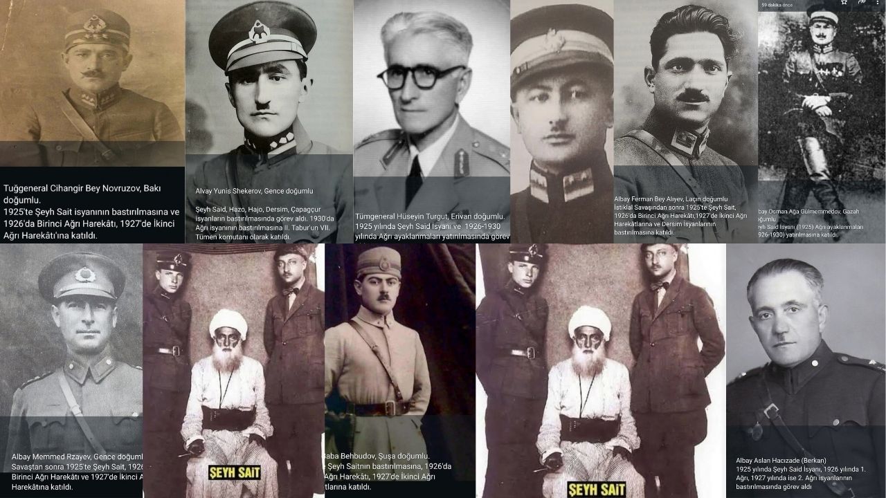 1925 ŞEYH SAİD İsyanı’nın Bastırılmasında Azerbaycanlı Subaylar
