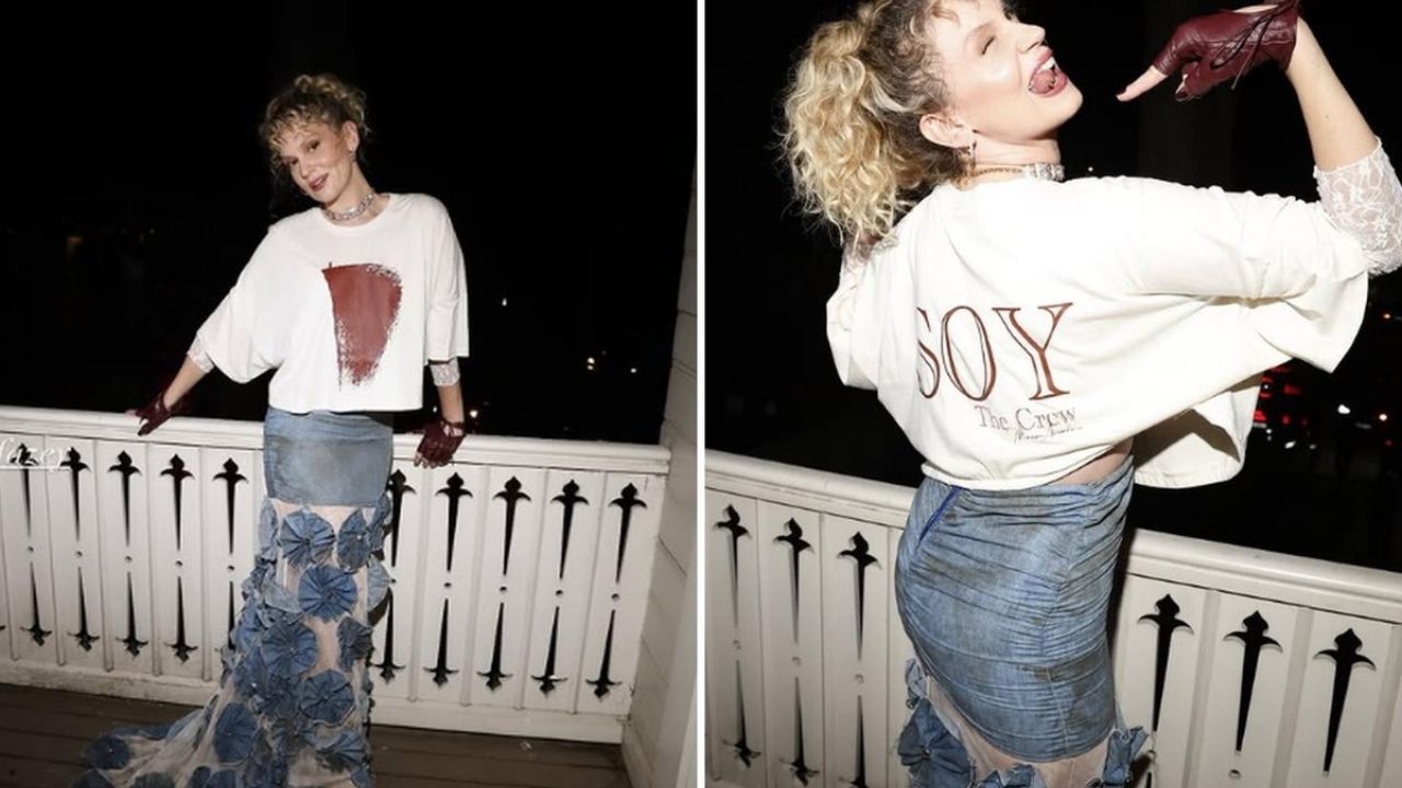 Farah Zeynep Abdullah'tan Soy Galasında Dikkat Çeken Tişört