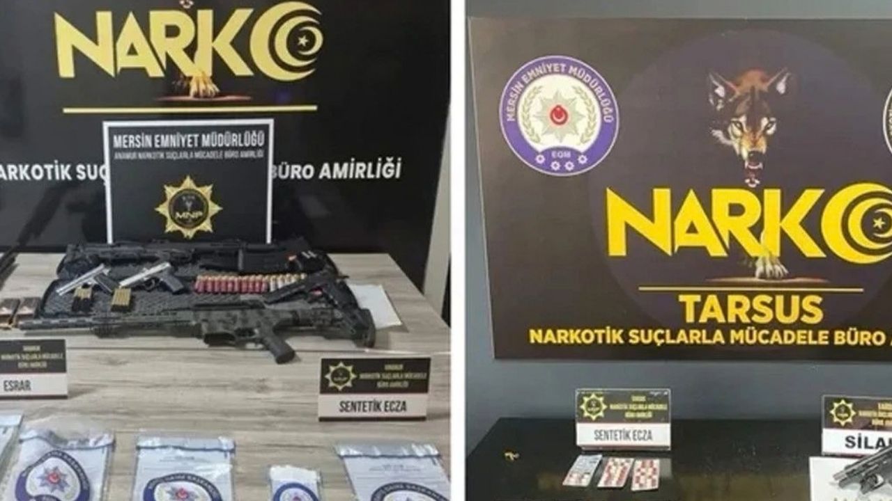 Mersin’de Uyuşturucu Operasyonu 77 Şüpheli Gözaltına Alındı