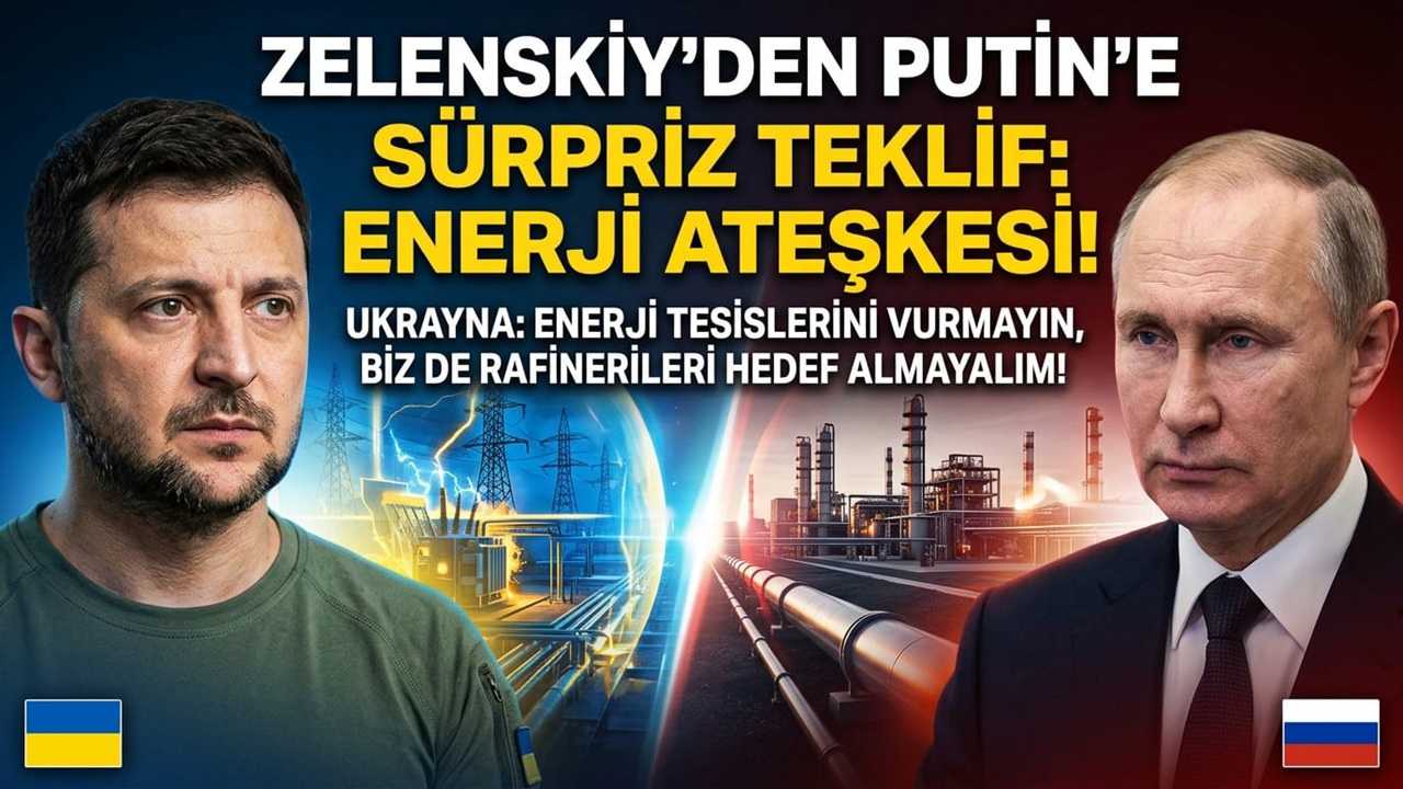 Zelenskiy’den Putin’e Enerji Ateşkesi Teklifi, Rus Rafinerilerine Saldırılar Durabilir