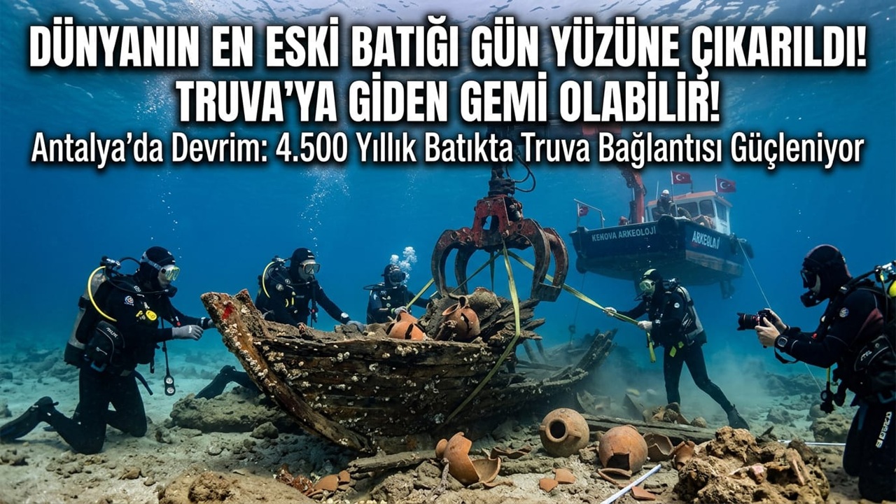Antalya’da 4 Bin 700 Yıllık Gemi Batığı Bulundu İddiası Gündem Oldu