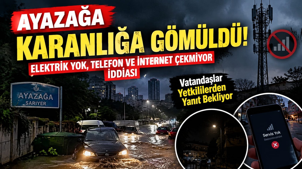 Ayazağa’da Elektrik ve İletişim Alarmı! Vatandaşlar Yetkililerden Açıklama Bekliyor