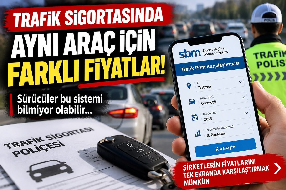 Trafik Sigortasında Aynı Araç İçin Farklı Fiyatlar! Sürücüler Bu Ekranı Görmeden Poliçe Yaptırmasın