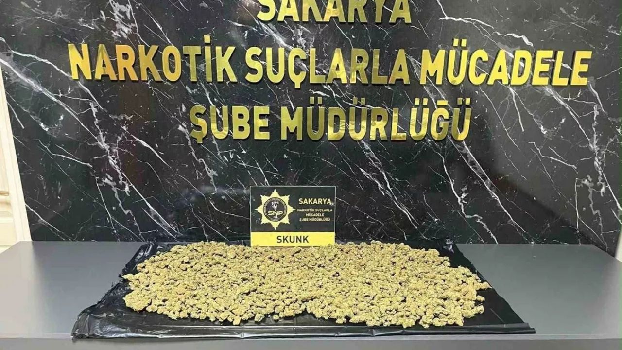İstanbul’dan Hendek’e Uyuşturucu Taşıyan Şüpheli 950 Gram Skunkla Yakalandı