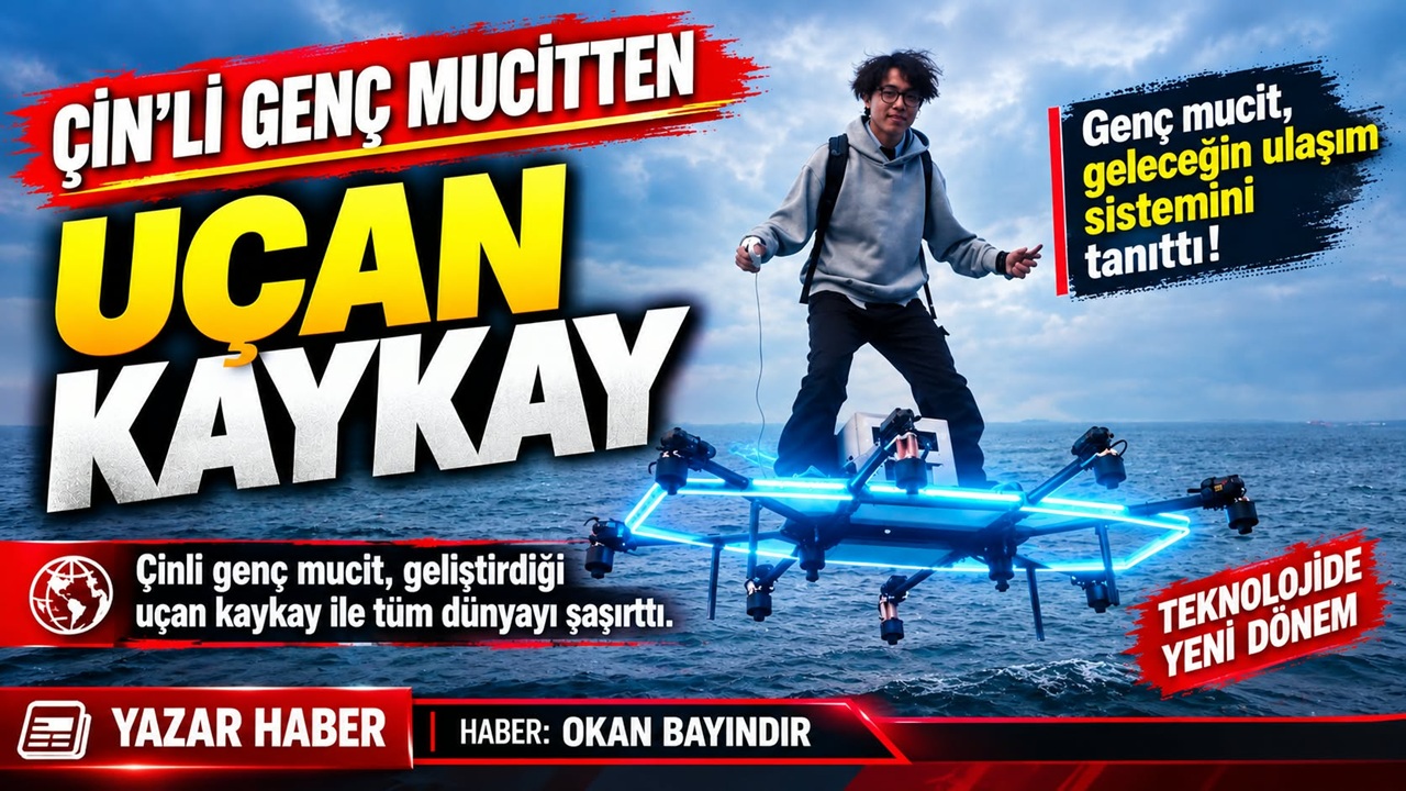 Çin'de Yeşil Goblin'in Uçan Kaykayı Gerçek Oldu