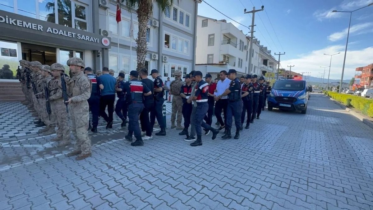 Seydikemer Merkezli “Daltonlar” Operasyonu: 12 Şüpheli Adliyeye Sevk Edildi